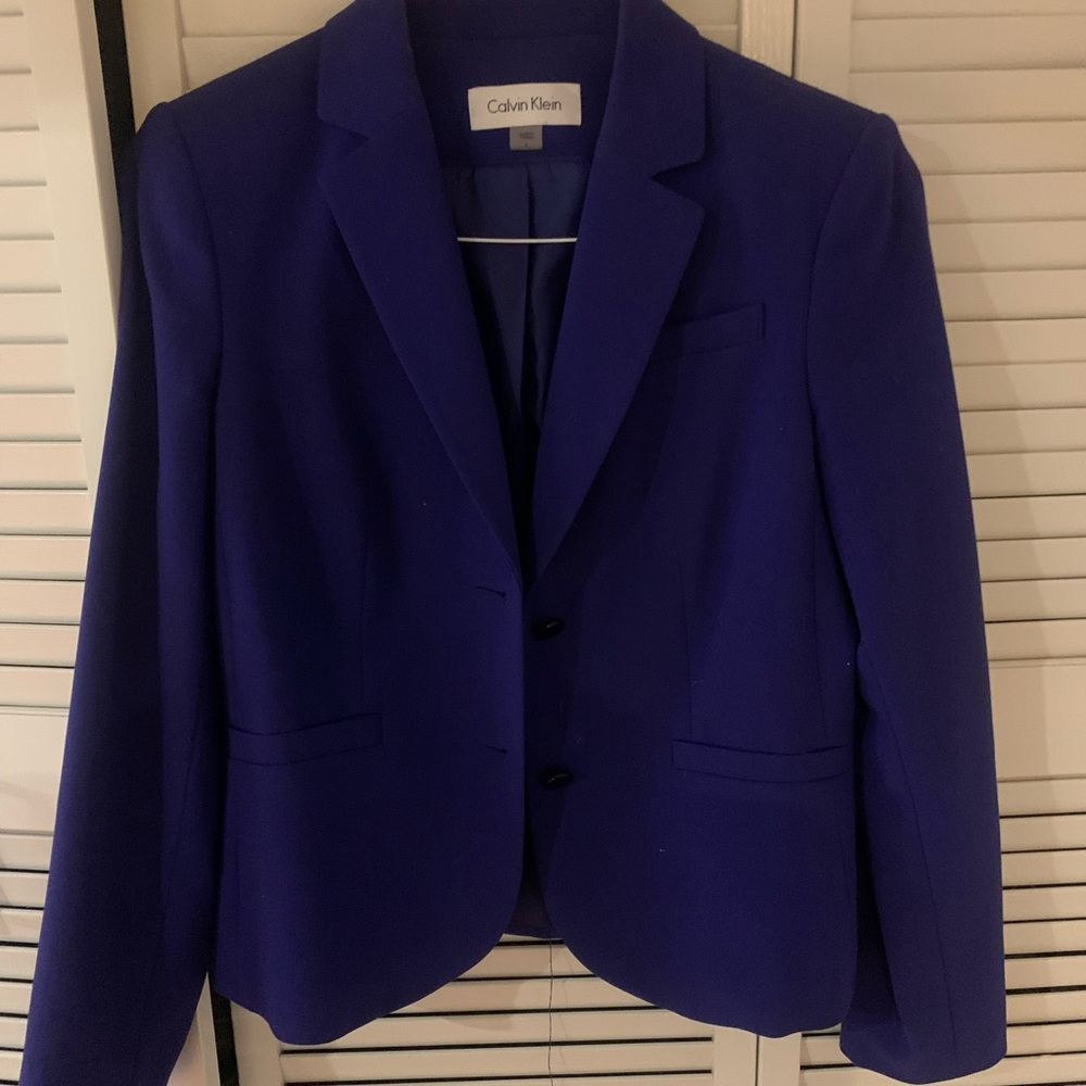 Calvin Klein purple blazer